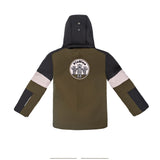 PinBina Robot Kids Jacket Corduroy (khakibrown-black-beige)