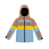 PinBina Robot Kids Jacket (lightblue-nutbrown-sunyellow)