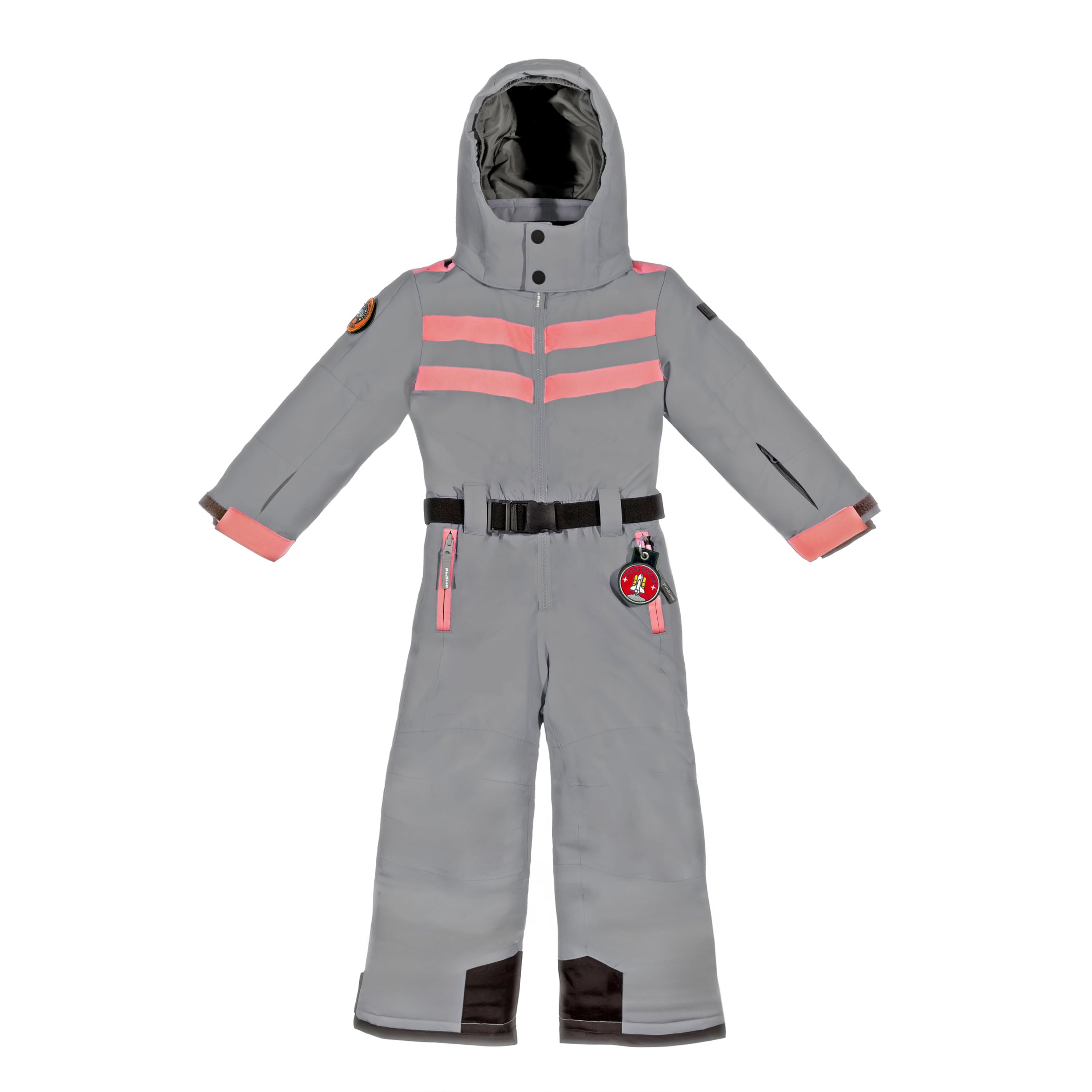 PinBina Astronaut Kids Overall (cedarbrown-coralpink)