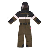 PinBina Robot Kids Overall Corduroy (khakibrown-beige-black)