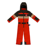 PinBina Robot Kids Overall (red-black-nutbrown)
