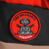 PinBina Robot Kids Overall (red-black-nutbrown)