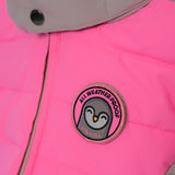 PinBina Alpine Racer Kids Jacket (beige-flashpink)