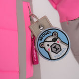PinBina Alpine Racer Kids Jacket (beige-flashpink)