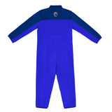 PinBina Kids Fleece Overall (darkblueroyal-persianblue)