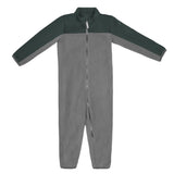 PinBina Kids Fleece Overall (olivegreen-mistymint)