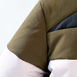 PinBina Stripes Junior Jacket Corduroy (black-khakibrown-beige)