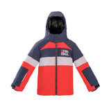 PinBina Stripes Junior Jacket (red-darknavy-beige)