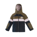 PinBina Stripes Junior Jacket Corduroy (black-khakibrown-beige)