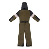 PinBina Stripes Junior Overall Corduroy (khakibrown-beige-black)