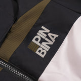 PinBina Stripes Junior Overall Corduroy (khakibrown-beige-black)