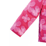 PinBina Reversible Junior Jacket (print flower fuchsia-beige)