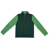 PinBina Astronaut Kids Fleece Jacket (olivegreen-mistymint)