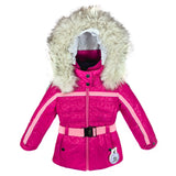 PinBina Heart Kids Jacket (embobrightfuchsia-coralpink-pearlwhite)