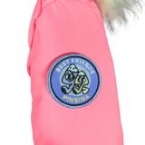 PinBina Heart Kids Fleece Overall (coralpink-cedarbrown-pearlwhite)