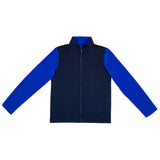 PinBina Junior Fleece Jacket (darkblueroyal-persianblue)